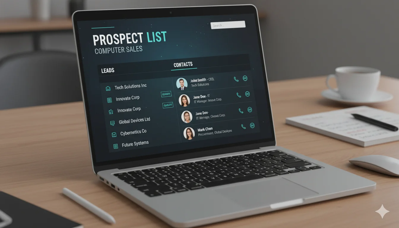 Génération de listes pour prospection