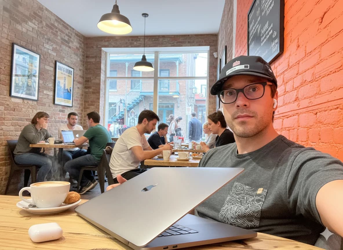 Pourquoi je reste nomade en butinant dans les cafés montréalais